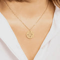 Médaillon Croix Quatre lettres - Bijoux Croix