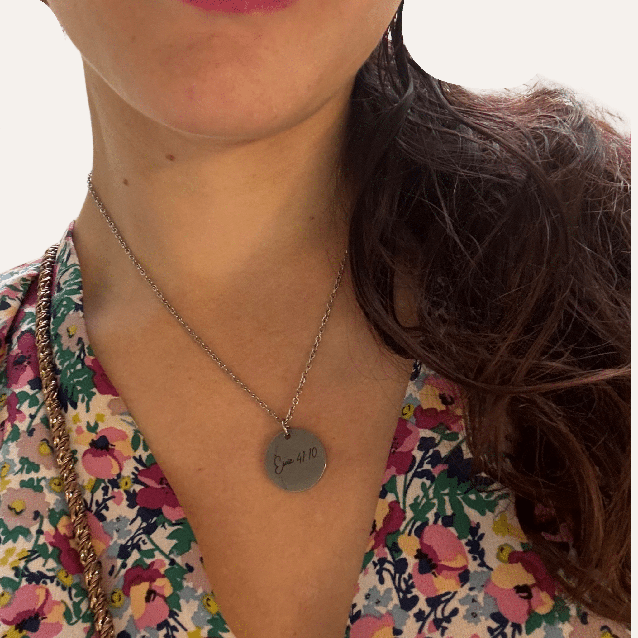 Médaillon « Verset Gravé » - Bijoux Croix