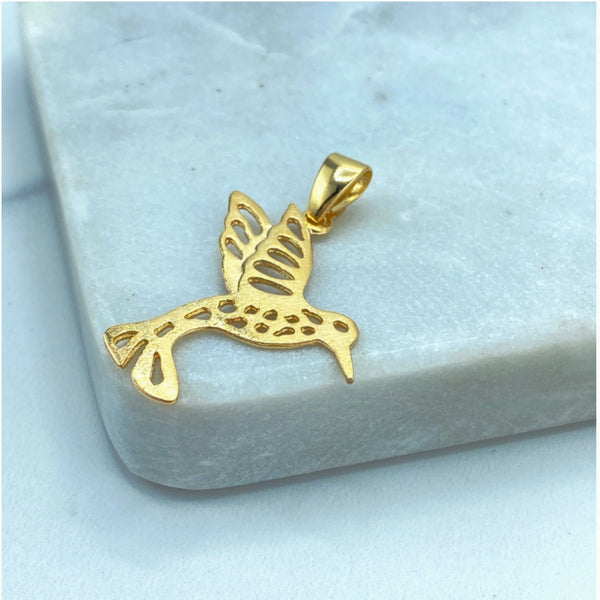 Pendentif Colibri en Or 18 Carats - Vue secondaire