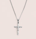 Pendentif mini Crucifix - acier inoxydable - Bijoux Croix