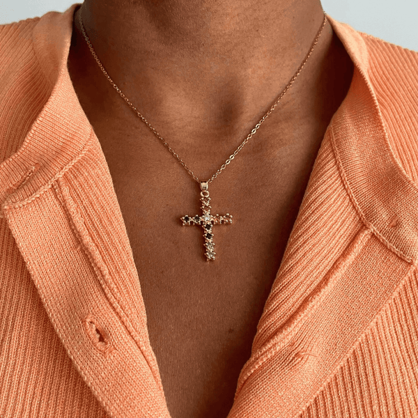 Pendentif Noémie en Acier inoxydable et Zircon - Vue secondaire