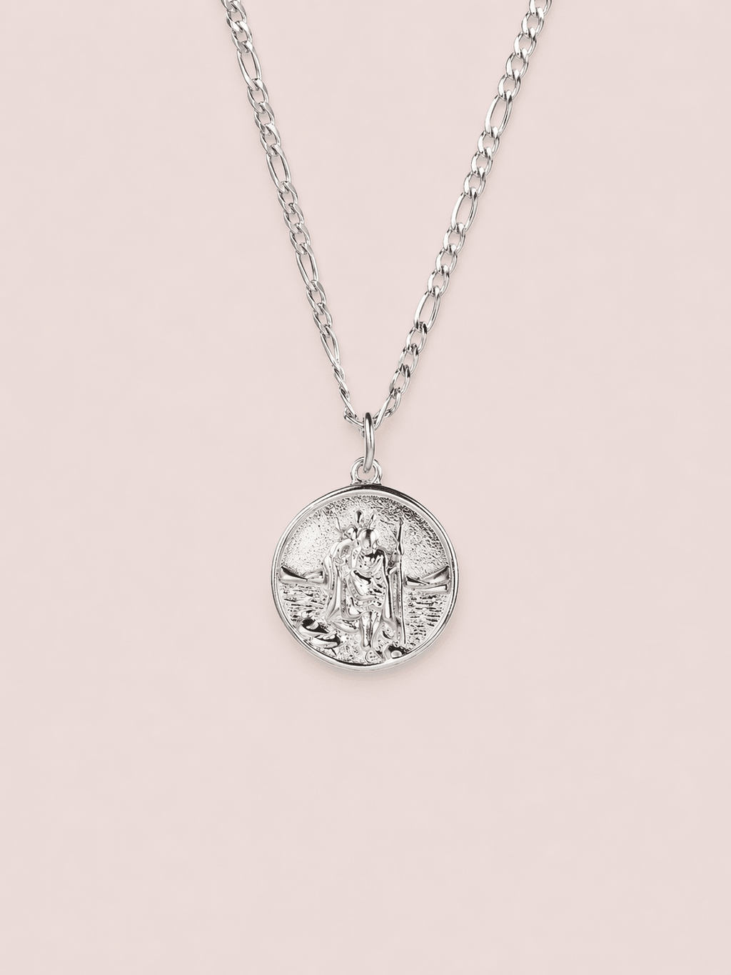 Pendentif Saint Christophe - acier inoxydable - Bijoux Croix