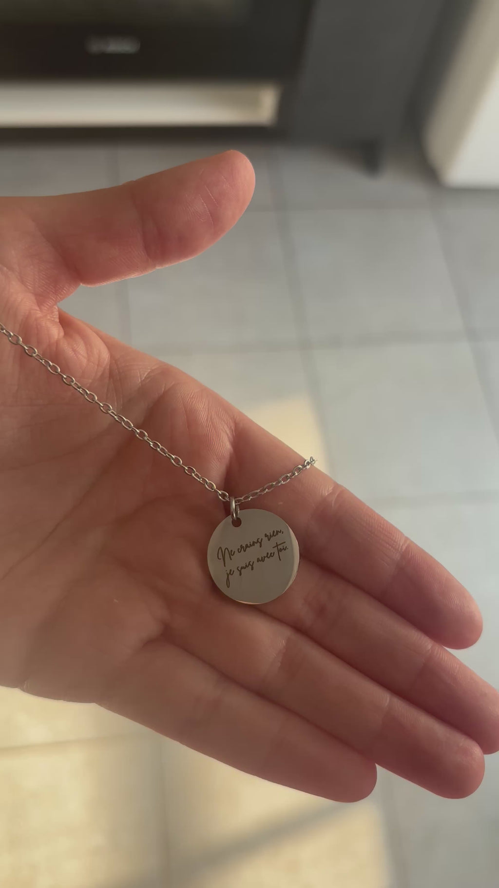 Médaillon « Verset Gravé »