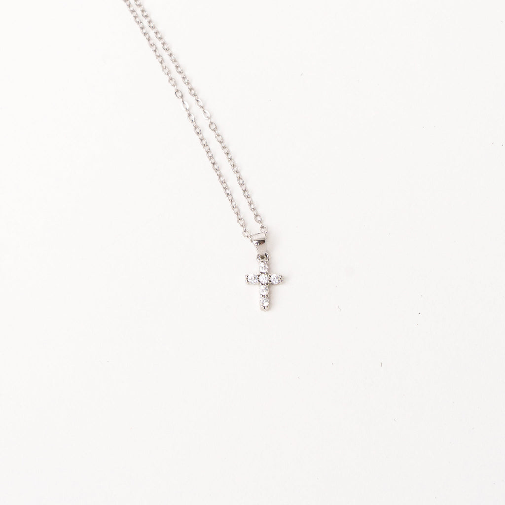 Zomm sur Collier croix Ève en Argent 925 - Finition Argent 