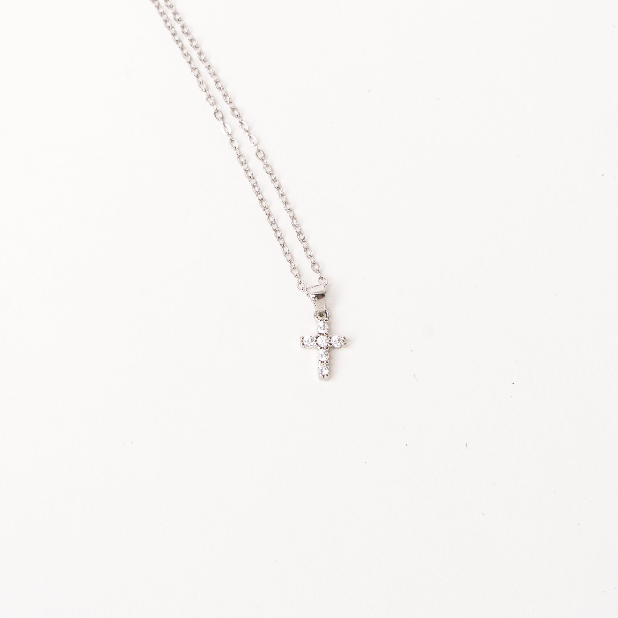 Zomm sur Collier croix Ève en Argent 925 - Finition Argent 